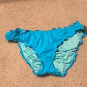 Blue Victoria’s Secret bathing suit bottoms. NWT